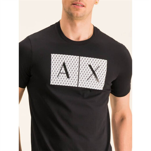 Armani / Axe T-shirt à manches à manches courtes à manches courtes à manches courtes courte 8nztck Z8H4Z RED 1463 L
