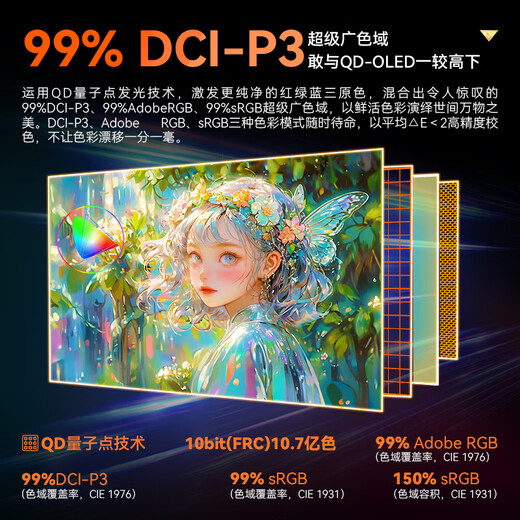 Titan Legion 27-inch 2K 360Hz ULtra FastIPS QD Quantum Dot 0.5msGTG Professional Gaming HDR400 Type-C 65W KVM Monitor P27A4T