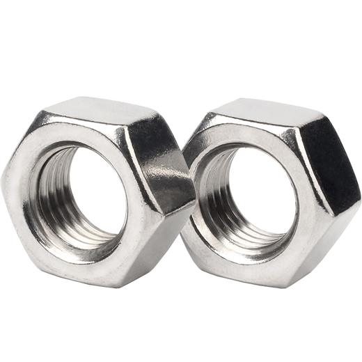 GUWANJI hexagonal nut stainless steel nut hexagonal nut screw nut 316 hexagonal nut M4 500 pieces/pack