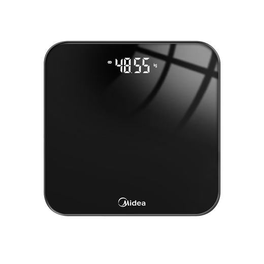 Minea Weight Scale Home Health Gewichtswäheskala hohe Präzision intelligente LED-Display Fitness Gewichtsverlust Übung McW-A2 D Black (verbessertes Batteriemodell)