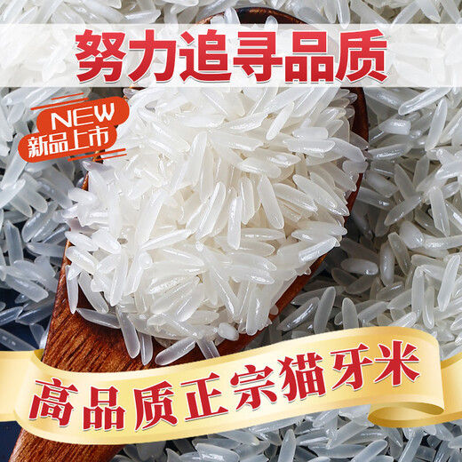 Rice frog 2024 new rice, cat tooth rice, long grain fragrant rice 10kg, indica rice, southern silk seedling rice, new rice in season 20Jin Jin is equal to 0.5kg