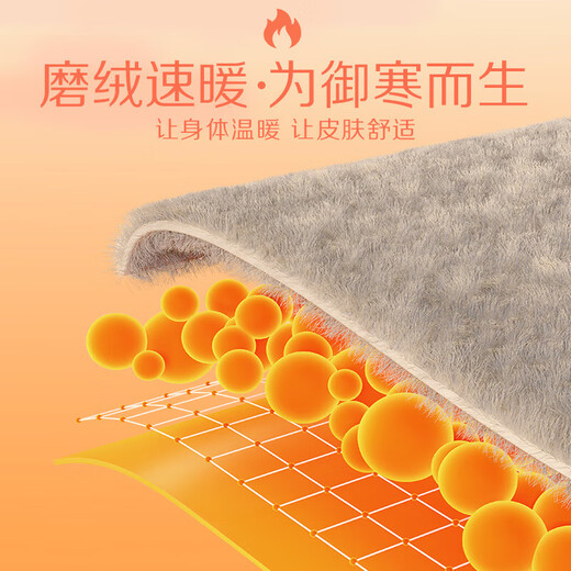 Ellen Burton thermal underwear men's winter autumn clothes and long pants set bottoming tights sports cold-proof plus velvet thin Barbie pants two-piece set black high elasticity warm M 115-130Jin Jin equals 0.5 kg