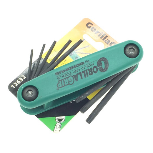 United States imported folding hexagon wrench mini plum star batch 12592 12591 12591 English 0.05-3/16