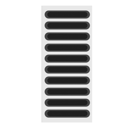 Fanrui is suitable for mobile phone speaker dust-proof net with speaker dust-proof plug, charging port and headphone hole 12 earpieces, anti-dust, mobile phone universal dust-proof net, short *20 pcs