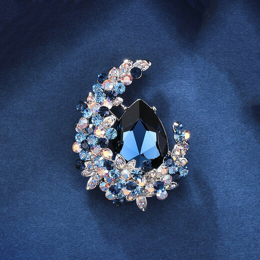 Camaron high-end brooch for women, luxurious temperament, elegant style, brooch, suit jacket, coat chest, birthday gift for wife, Scottish red