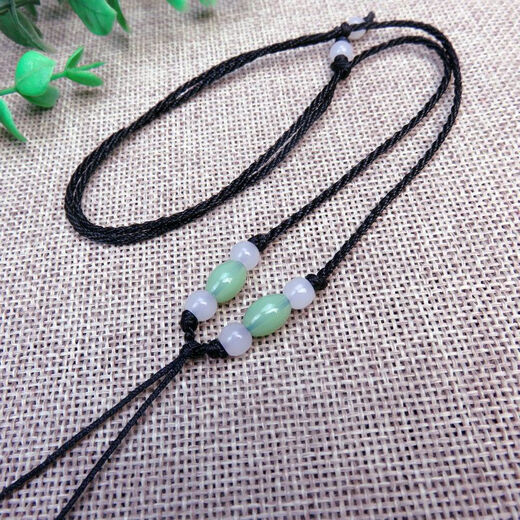 Meipai red rope adjustable necklace rope hand-woven pendant rope children's pendant accessories high-end jade rope SN6197 red rope white vase beads buy 1+1 2 pieces trial pack