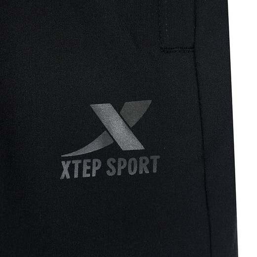 
Xtep woven trousers for men in summer moisture absorption, quick-drying cool-drying technology ice silk breathable sports pants casual straight-leg pants, black-cool-drying technology moisture absorption, quick-drying elastic L (175)