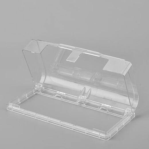 International Electrician Type 118 Socket Waterproof Box One, Two and Three Positions Sticky Switch Protective Cover Bathroom Four-Position Splash-proof Box Cover Type 118 Quadruple Waterproof Box Transparent