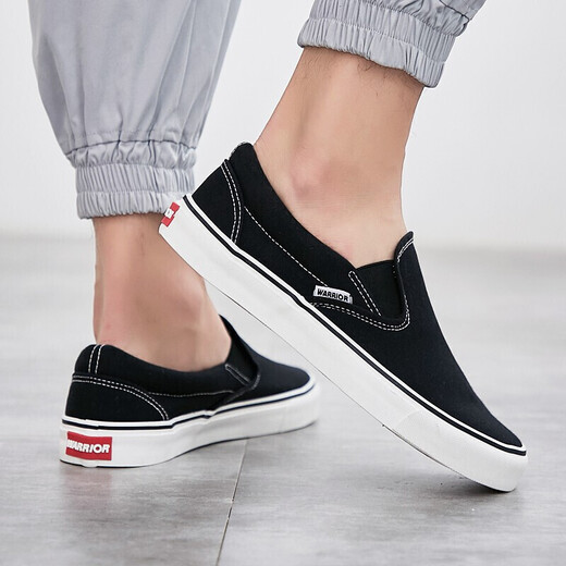 Huili Low-Top-Canvas-Schuhe für Männer klassische vielseitige Brettschuhe für Schüler im Freien im Freien im Freien Casual Sneakers WXY-A008 Black 43