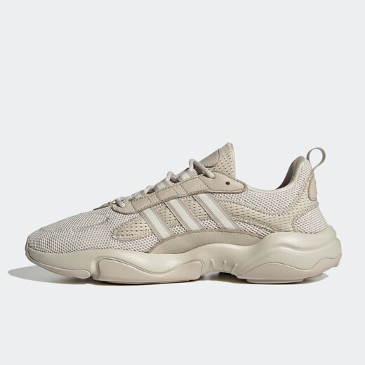 阿迪达斯 （adidas）三叶草男鞋女鞋夏季运动鞋网面透气跑步鞋复古老爹鞋休闲鞋JQ3927 JS3027/米灰 38.5