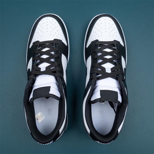 乔一麦Dunk Low White/Black黑白熊猫低帮男女休闲儿童运动板鞋 DD1391-104 白紫 46
