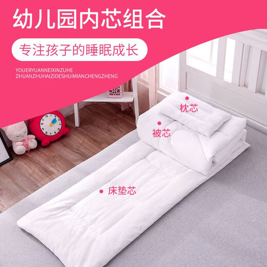 镜月图幼儿园被子三件套含芯 儿童午睡被 宝宝冬被被褥 套餐二（棉花芯六件套大尺寸） 青蛙王子