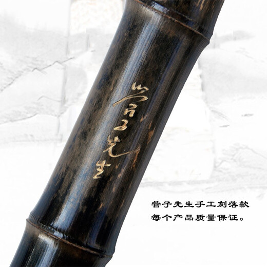 管子先生精品九节箫紫竹洞箫八孔萧正手反手古风乐器成人初学入门演奏 一节六孔G调