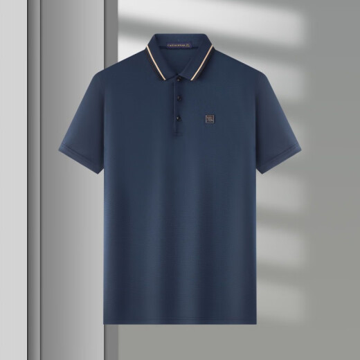 CEENIU GUANGDONG YIDA Polo Camiseta para hombres Camiseta de polo de manga corta Algodón