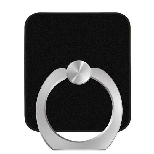 YOMO mobile phone ring holder/metal ring buckle holder/anti-lost and anti-fall mobile phone tablet holder Suitable for Apple phone/Android phone Black