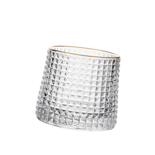 Katav water glass whiskey glass foreign wine glass beer glass crystal glass cup thickened tea glass juice cup