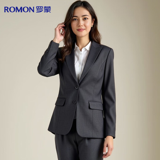 Luo Meng Suit Women's Professional Decoration Single Suit Business OL Women's Interview Work Commuting Suit Jacket