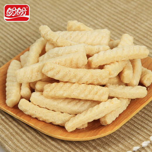 盼盼家庭号薯片膨化食品休闲办公室儿时经典薯片薯条虾条零食 烤肉味虾条100g*6袋