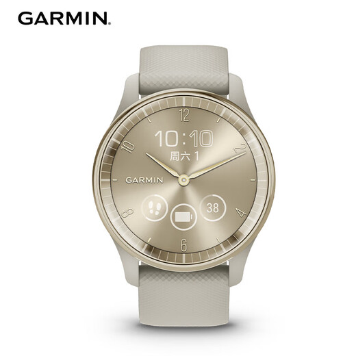 佳明（GARMIN）MoveTrend心率睡眠监测触屏指针式多功能运动智能手表暖柔沙礼物