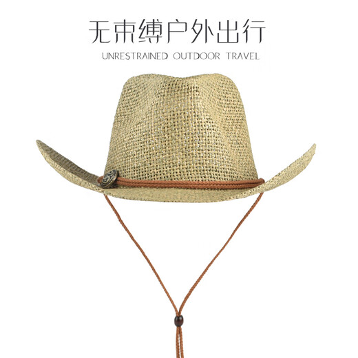 Somubay Western Denim Sombrero de paja Gat.