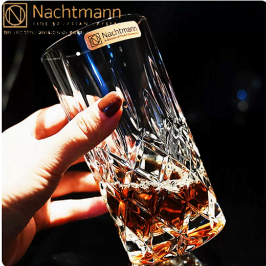NACHTMANN German imported crystal glass water glass, juice glass, whiskey glass, wine glass, liquor glass, tea cup, beer glass, Nobeles short glass 245ml 1 piece