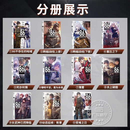 【更新至第十二卷】86不存在的地域1-12册+番外 轻小说神圣蓝弹幼态延续断章受难之日女武神已然降临 不存在的战区12345689册战区安里朝都 86-不存在的战区简体中文版 天闻角川动漫 86不存在