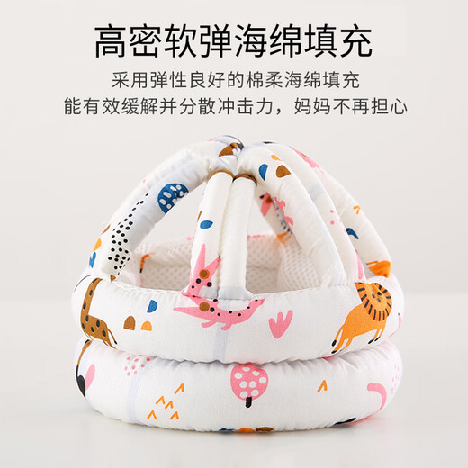 LICHEERS ANTI-Fall Head Protection Baby Anti-Fall Hat Baby Toddler Anti-Collision Casque Breathable's Children's Head Protection Tool