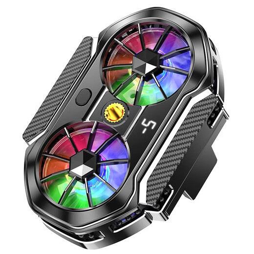 Yuhelian mobile phone radiator e-sports game anchor live broadcast special cooling cooling back clip semiconductor refrigeration chicken-eating artifact King of Glory suitable for Apple Xiaomi Huawei Black Shark desktop live broadcast dedicated radiator + 36cm plastic bracket