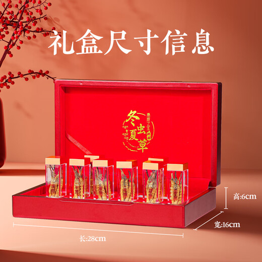 Shouyangtang Cordyceps sinensis 3 roots/g 10g Cordyceps sinensis gift box to nourish and give to elders [gift recommendation]