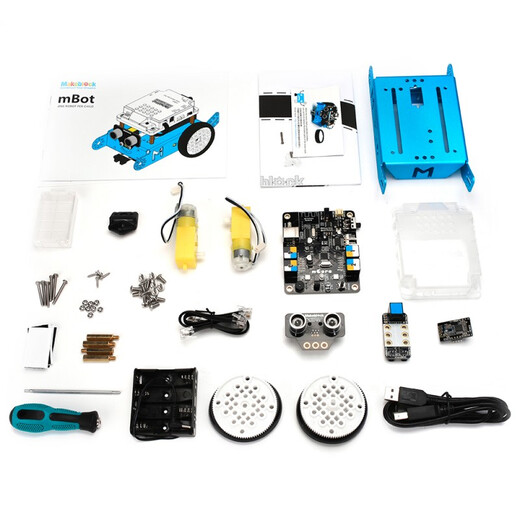 
MAKEBLOCK childlike product mBot2 children's programmable intelligent robot children's educational fun teaching aids Python Chuanggu artificial intelligence education set Bluetooth handle children's core mbot1 Bluetooth version