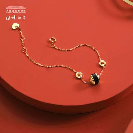 National Museum of China Jade Cong Series Jewelry National Museum Cultural and Creative Creative Gifts Birthday Gifts for Women Simple and Versatile Jewelry for Girls Jade Cong Necklace