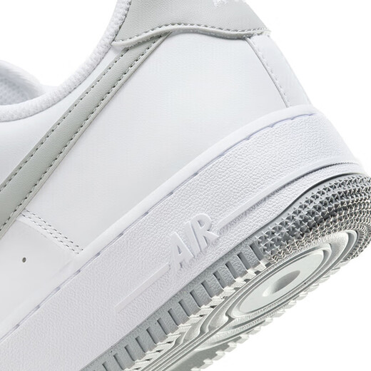 Nike NIKE cushioning sneakers men's Air Force 1 AIR FORCE 1 sneakers FJ4146-100 white gray 43