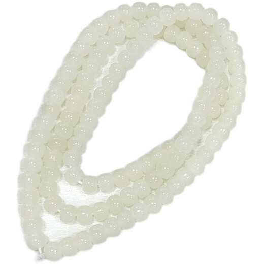 KZD auténtica cadena de jade hetiana xinjiang blanca jade bead brazalet cadena colgante lychee blanca pulsera múltiple sn13796x7m 5x6mm