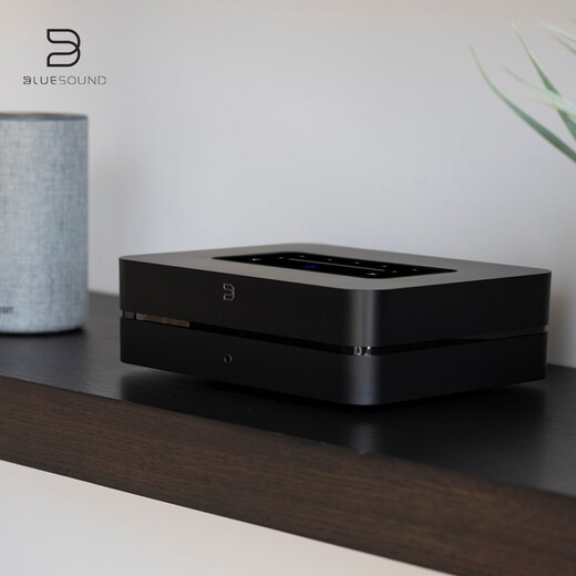 BLUESOUND无线流媒体功放机Powernode N330功放数播解码一体 家用发烧音响无损音箱 尊贵黑