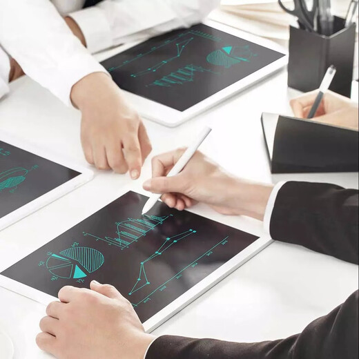 Xiaomi LCD small blackboard storage version can be erased and saved Bluetooth portable sharing home office electronic writing board children's color graffiti sketch charging painting connected mobile APP Xiaomi LCD small blackboard storage version