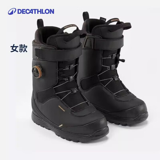 Deklon (Deklon) Schneeschuhe Snowboard Erwachsene Ski Schuhe Winter im Freien warme Männer und Frauen Paare Snb 500 Männer schwarz 45