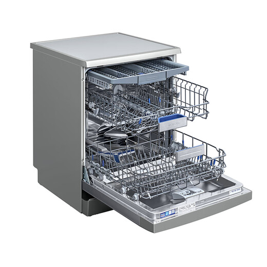 Siemens (SIEMENS) dishwasher 16 sets of large capacity dishwasher embedded independent single-fit dual-purpose all-purpose cabin Pro Jinglei dishwasher Jinglei drying storage and sterilization integrated SJ25ZI00MC