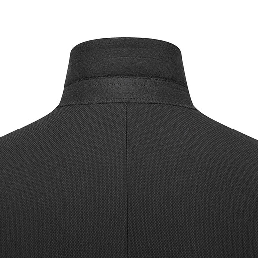 BAROMON anti-wrinkle and iron-free suit business light formal suit complete set of solid color business attire for successful men black-two-piece set 175B Please note the size of the trousers