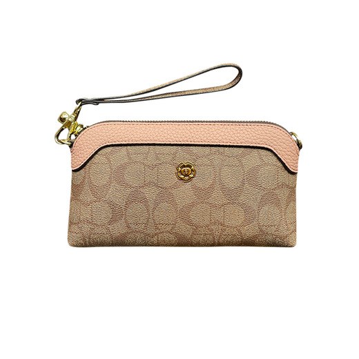 啄木鸟（TUCANO）女手包2024新款小包手拿包春夏零钱包可放手机手抓包气质时尚高端 咖粉【手拿版】