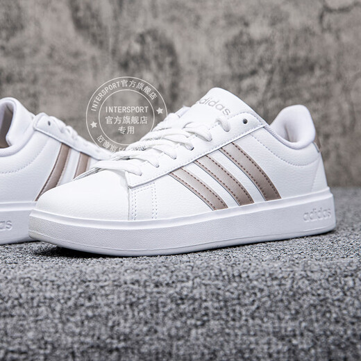 阿迪达斯（adidas）女鞋 夏季新款COURT 2.0运动鞋潮流复古低帮板鞋耐磨轻便休闲鞋 GW9215 38