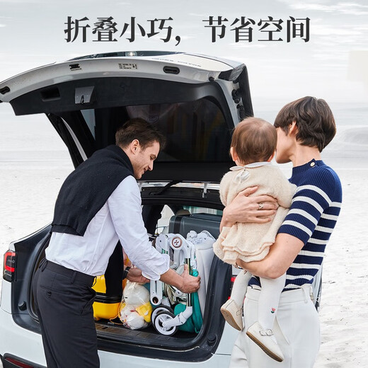 Hagaday Hakada stroller newborn baby can sit and lie down with high view children's lightweight rotatable folding stroller rocking bed to coax baby artifact Luoli black