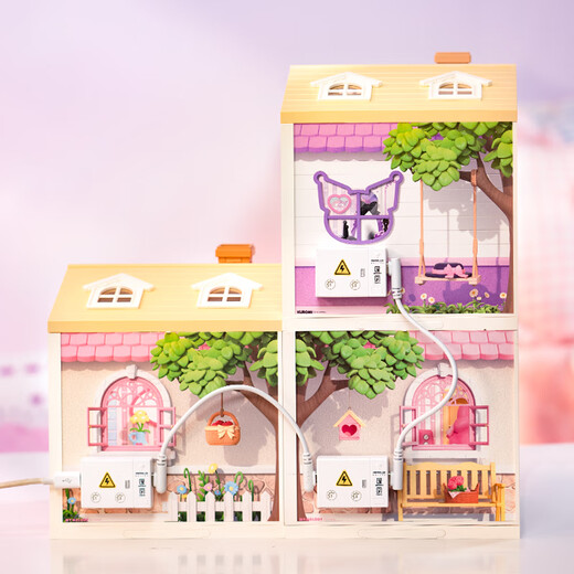 Ruole Super World Bedroom Sanrio Jointly Assembled Toys Adult Building Blocks Children's Birthday Gift Girl