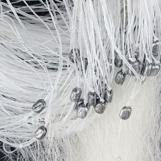 Vinoa wire mesh fishing net three-layer carp and silver carp large fish net three-layer sunken net single layer small white strip hanging fish net three-layer sunken net 2 fingers 30 meters long 1.2 meters high