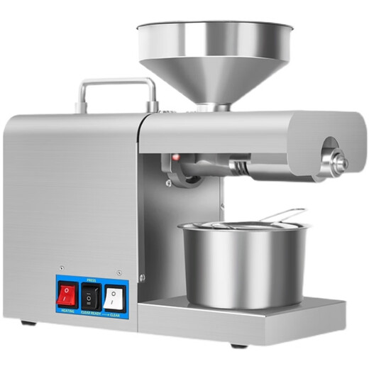 Huili Oil Press Peanut Sesame Press Fully Automatic Stainless Steel Kitchen Appliance Household Oil Press Fully Automatic Small Upgraded Large Color Screen Ultra High Oil
