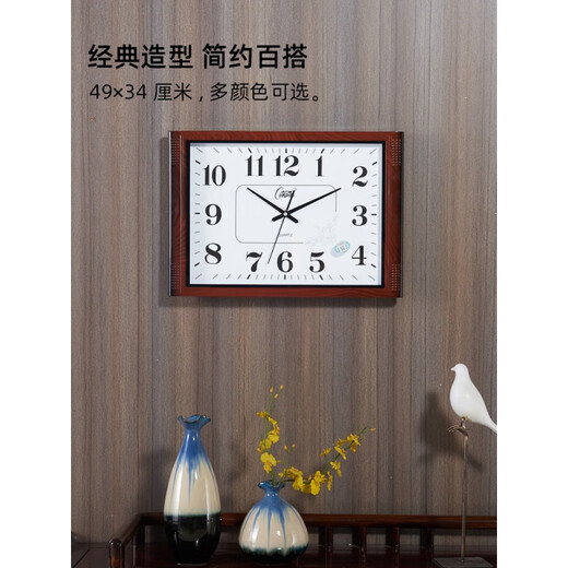 Combasi salon horloge murale propre chambre sonde chambre hanging table calendrier calendrier horloge ménage quartz horloge perpétuelle 6626 gris argenté 50,5 cm 20 pouces (diamètre)
