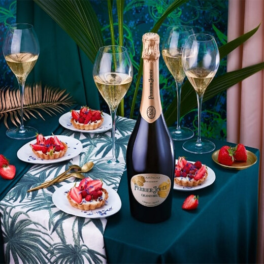 Perrier Jouet's Super-Grade Dry Champagne Wine Sparkling Wine 750ml Regalo hielo Entrega de bolsas de hielo