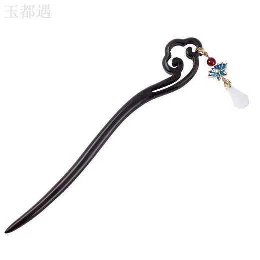 Love for two generations, new Chinese style hairpin for women, ancient style wooden hairpin, horse-faced skirt, Hanfu, daily hairpin, tassels, high-end hair accessories, gift box