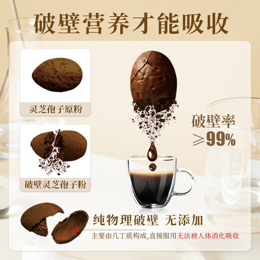 云景天芝 SUPERNAL GANODERMA牌破壁灵芝孢子粉30g/盒装蓝帽认证增强免疫力成人中老年营养 2盒调理装+体验包*12+礼袋+杯