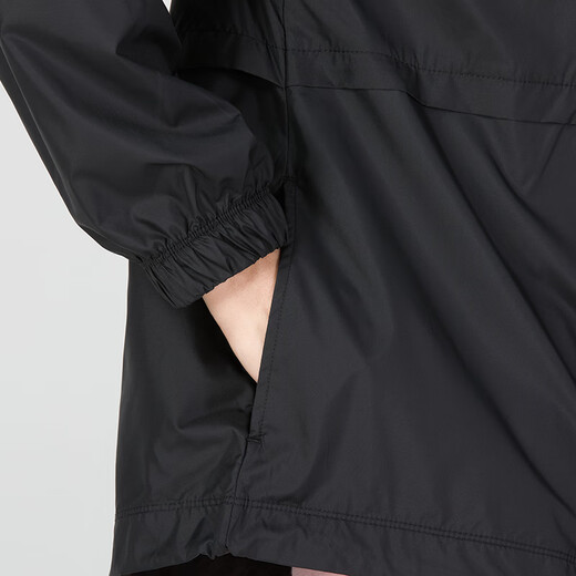 Nike (NIKE) official store women's jacket spring new sportswear fitness training breathable jacket comfortable woven jacket DM6180-010-new arrival L (165/88A)