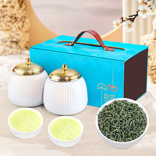 Mengchamei Alpine Yunwu Green Tea 250g*2 cans new tea first-grade strong fragrance tea gift box